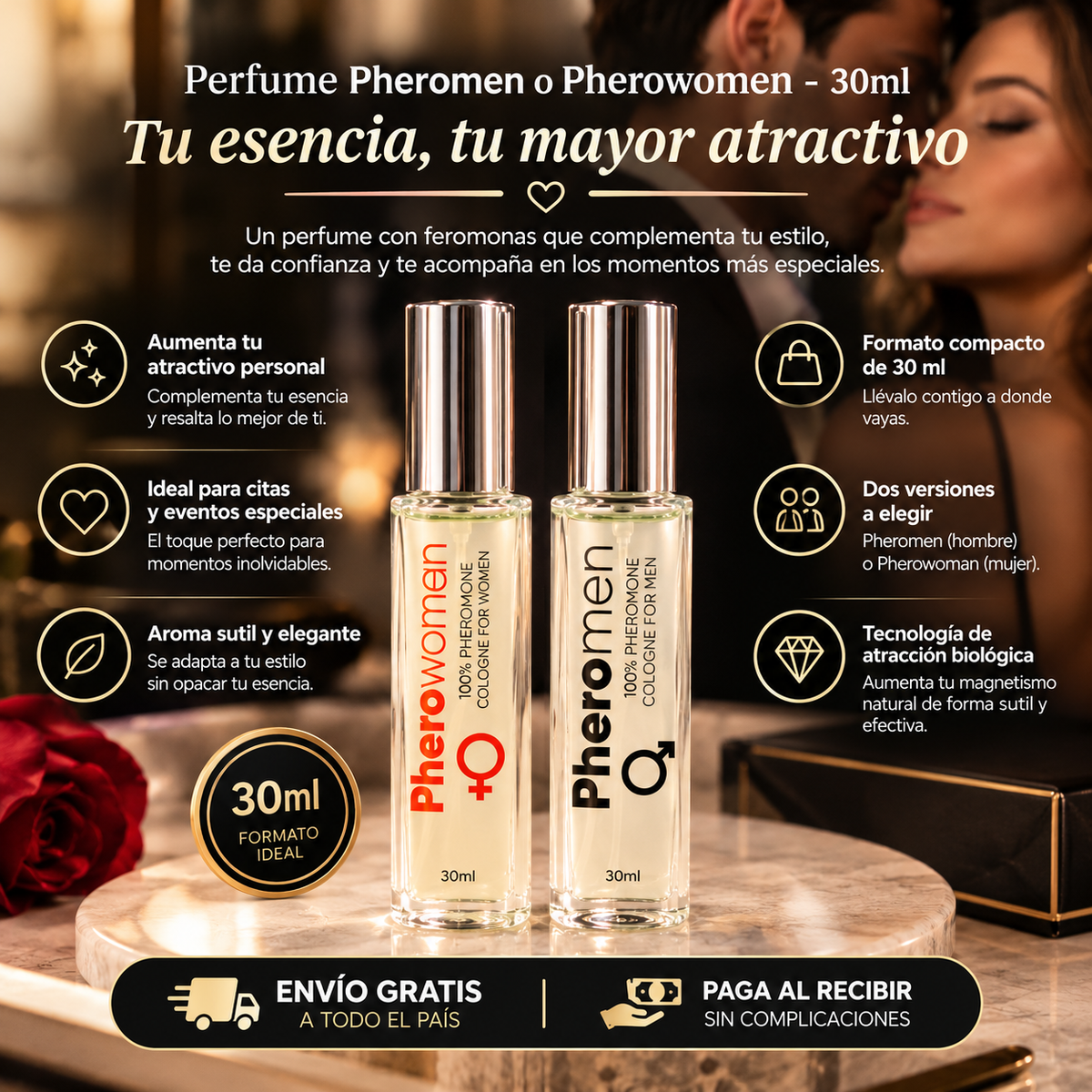 2x1 Perfume Pheromen o Pherowomen - 30ml