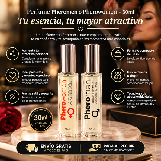 2x1 Perfume Pheromen o Pherowomen - 30ml