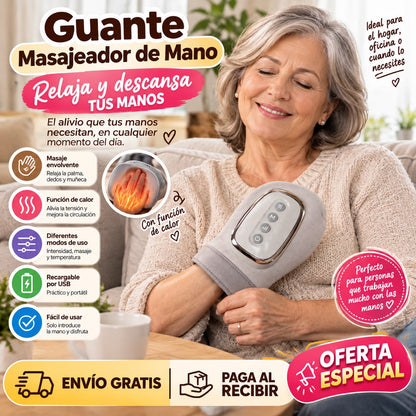 Guante Masajeador de Mano - Artritis