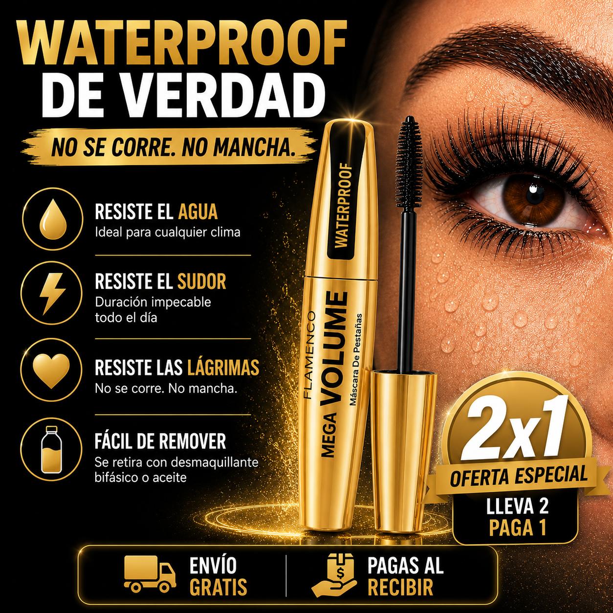 Máscara de pestañas súper volumen - ¡Oferta especial 2X1!