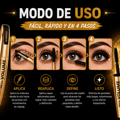 Máscara de pestañas súper volumen - ¡Oferta especial 2X1!