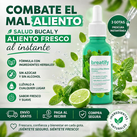 Breatify - Salud bucal y aliento fresco al instante