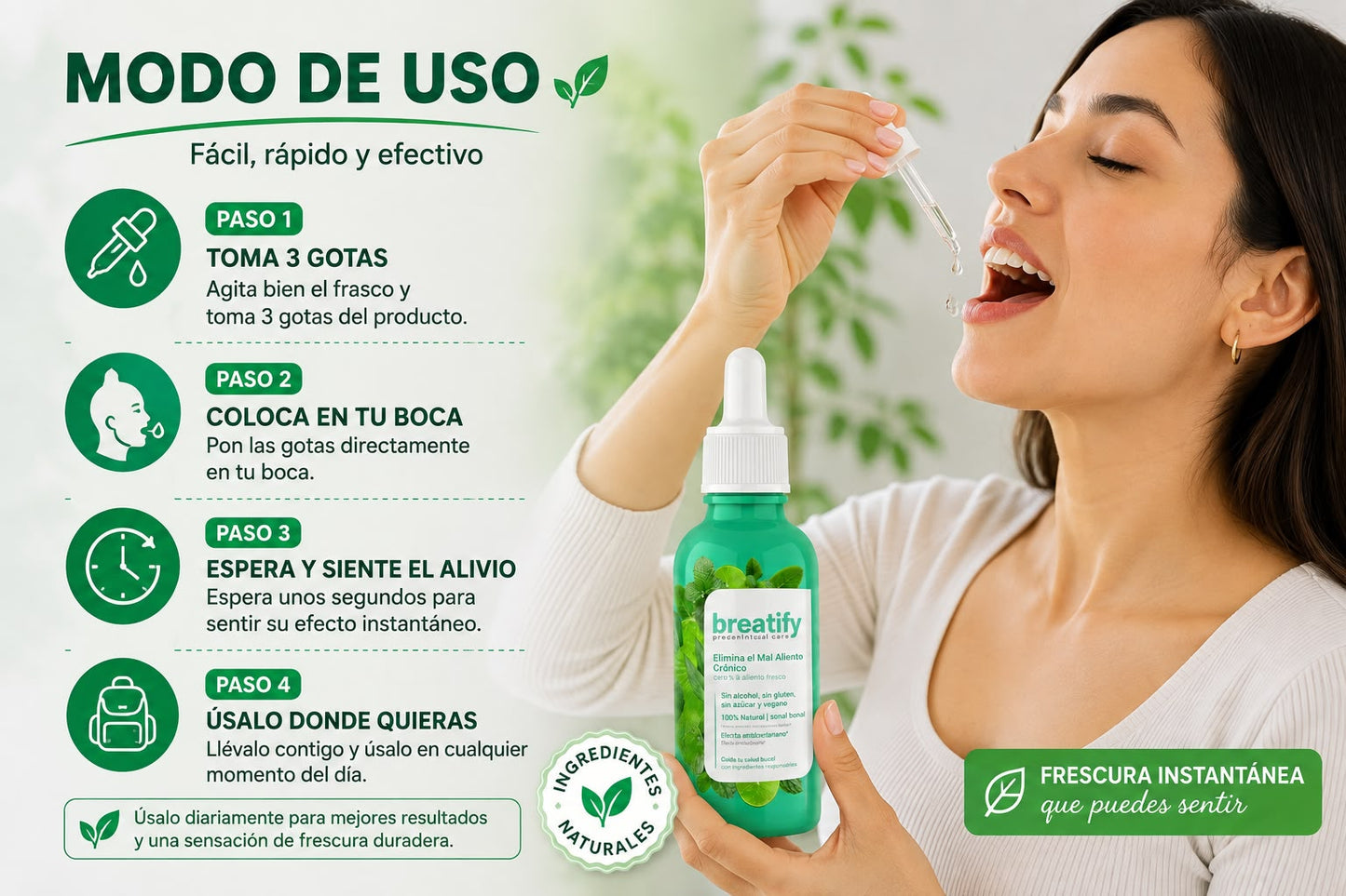 Breatify - Salud bucal y aliento fresco al instante